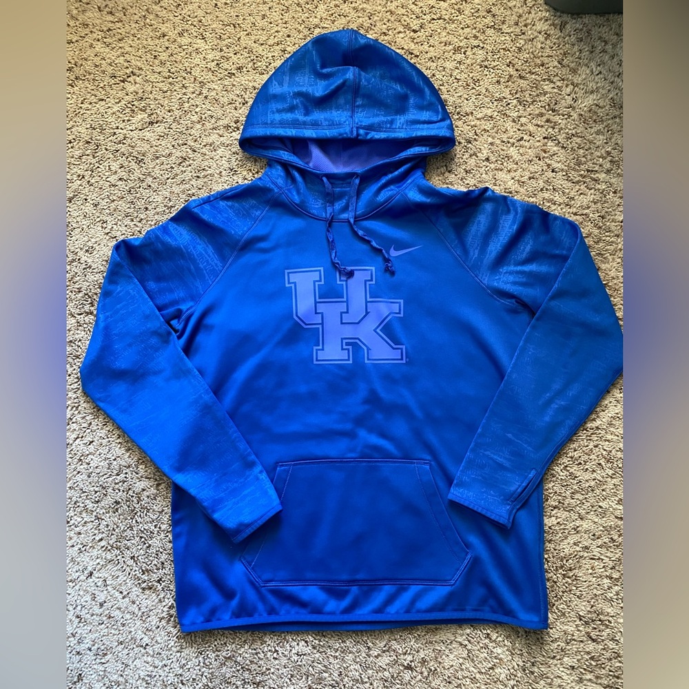 UK Kentucky Wildcats Funnel Neck Hoodie Size L